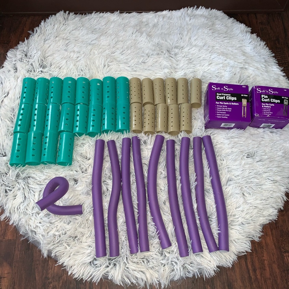 Rollers, Clips, no heat curlers